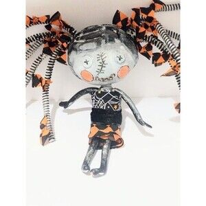 Lalaloopsy Full Size Ooak Halloween Doll Crazy Hair Orange Black Horror Ooak